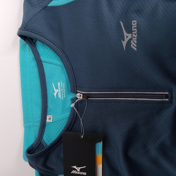 Mizuno Blue and Teal Athletic Shirt WOMEN'S SIZE MED. NWT - Picture 3 of 16